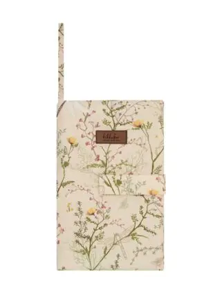 Pusletaske organizer med botanisk print til bleer og vådservietter fra Den lille start